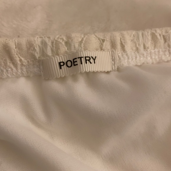 🐬2/$30 poetry white lace spaghetti strap dress - Picture 3 of 3